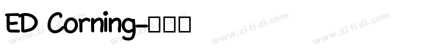 ED Corning字体转换